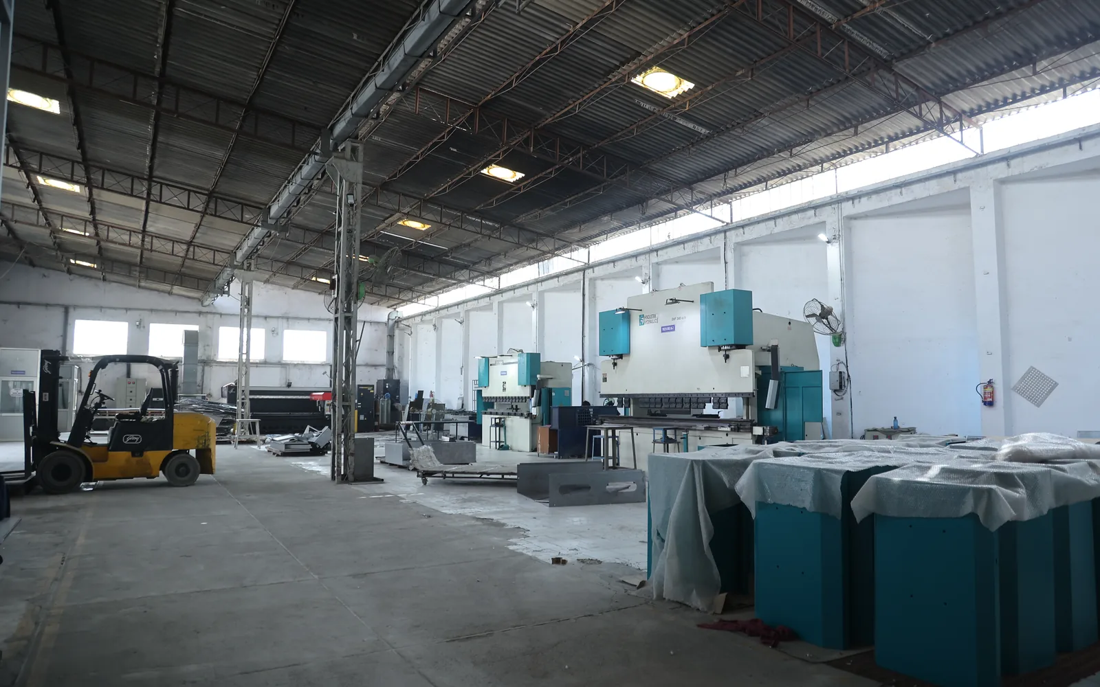 Kay Switchgears fabrication floor in Jalandhar, Punjab